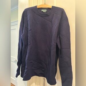 Orvis Deep Blue Knit Pullover